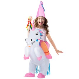 MIAOKE Magic Unicorn Costume, Inflatable & Imaginative, Highlight for Birthdays, Cosplay, Christmas Party, Fantasy Events