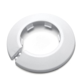 MroMax Fit 1.57" Outer Diameter Flange Water Pipe Cover Decoration White Pipe Cover Radiator PP Plastic 40mm Escutcheon Pipe Collar for Wall Pipe Tube Decoration 1Pc