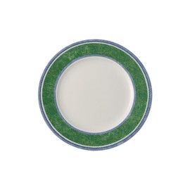 Villeroy & Boch Costa Salad Plate, 8.25 in, Porcelain, White/Green/Blue