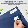 Avery Matte White Removable Rectangle Labels with Sure Feed Technology,