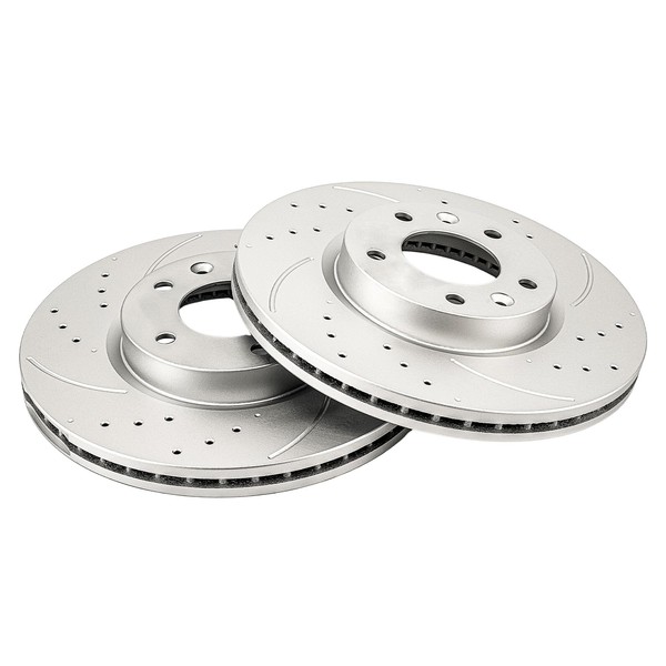 Torchtree Front Disc Brake Rotor Compatible with 2006-2012 Ford Fusion,