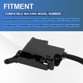 PSLER W11414731 Washer Door Lid Lock Latch Switch for W11513248 DTL60003 DTL6000 CAW45125LW0-WPL MVW4505MW0-WPL,Replacement for AP7002928