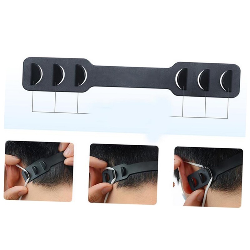 FOMIYES Sets Extender Straps Rear Hook Ear Protective Hanger Flexible