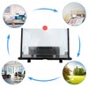 12'' 3D Phone Screen Magnifier HD Screen Amplifier PullOut Bracket