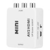 Video Audio Adapter, Flexible RCA to HDMI Converter HD for
