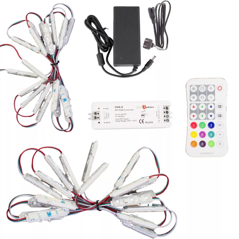 LEDupdates Storefront Chase Effect LED Light Multi color RGB +