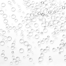 700 Pieces Clear Dewdrop Water Droplets Embellishments Round Clear Dew Drop Simulation Resin Water Beads for DIY Scrapbooking Crafts Card Making Decor Accessories