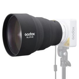 GODOX ML-CFL5 Accesorio Fresnel de Silicona Plegable, Modificador de Luz Ajustable para Reflectores de Lente ML-L15 y ML-L36 ML100BI ML100R