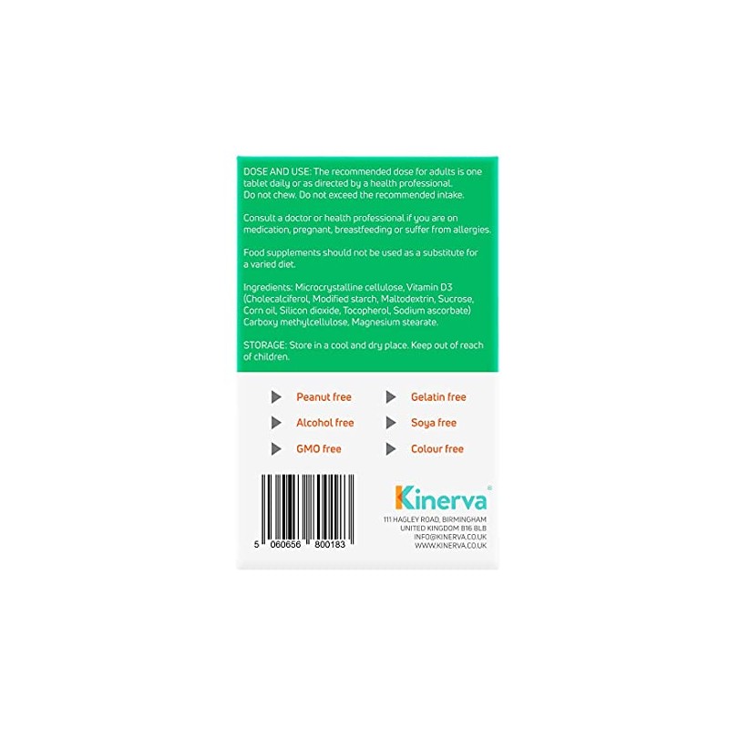 Vitamin D3 Tablets 2000iu 3 Month Supply - Premium Grade