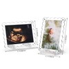 2 Pack Magnetic Clear Acrylic Scalloped Ultrasound Picture Frames with