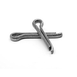 3/16 x 1 3/4 Hammerlock Cotter Pin Medium Carbon Steel Yellow Zinc Plated Pk 25