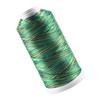 LALAFINA Strand Ice Silk Thread Dark Green for Jewelry Making