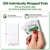 Nail Polish Remover Pads 200PCS with Aloe Oil & Nail