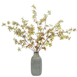 Lcuasc 4pcs Fall Faux Branches 31" Fake Stems Fall Yellow Artificial Leaves Branches for Vase Filler Centerpieces Farmhouse Autumn Thanksgivingday Table Decor