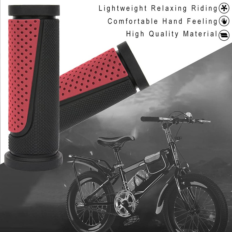 TOPCABIN Bicycle Grips Short Mini Bicycle Handlebar Grips Fit Many