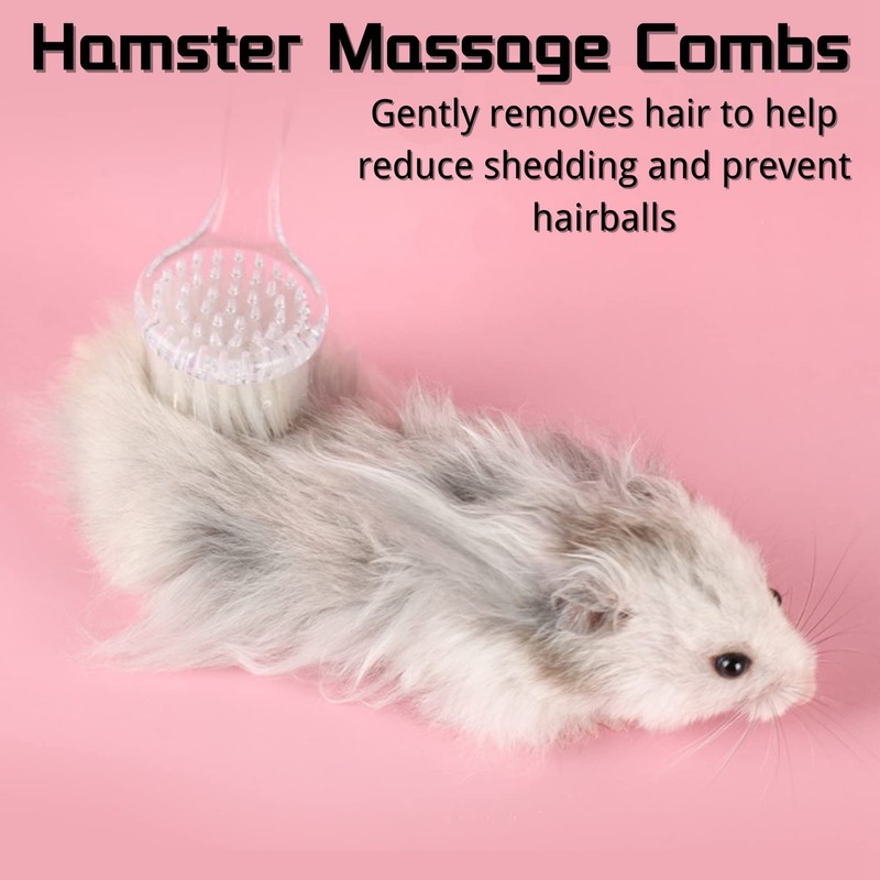 WCDJOMOP 3 Pack Small Animal Grooming Brush - Hair Brush
