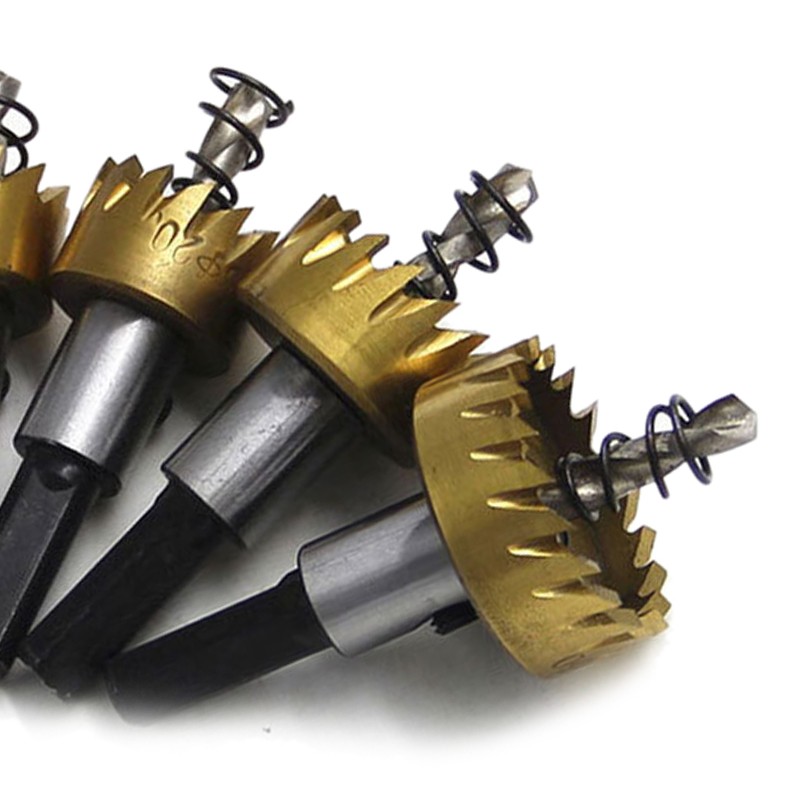 5Pcs Hole Saw Drill Bit Set Woodworking Opener Tool for