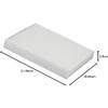 ecogard xc10622 Premium cabina Filtro de Aire, 1 Pack