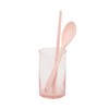 Francfranc Pink Bubble Glass Tool Stand Kitchen Utensil Tool Holder