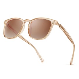 SIPHEW Women's Polarised Fashionable Lightweight Sunglasses with UV400 Protection Sunglasses for Women, A3 - Brown/Tea