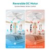 BWGZH Ceiling Fans with Lights and Remote Control，42 Inch Flush