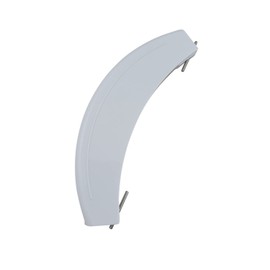 Lichtblau Door Handle with Axles in White Suitable for Bosch 00266751, Plastic Handle for Washing Machines and Washer Dryers, Spare Parts Bosch, Siemens, Balay Washing Machines & Condenser Dryers