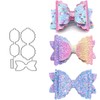 3pcs Flower Bows Metal Die Cuts,Wedding Kids Bow Tie Bowtie