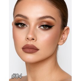 Erinde 16 Colors Eyeshadow Palette, Matte Shimmer Glitter Finishes Eye Shadow, Ultra-Blendable, Highly Pigmented Power Formula Makeup, Natural Nude Eyeshadow Palette for Wowen, #04