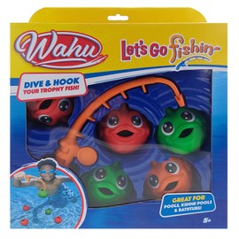 WAHU Let's Go Fishin', Water Game for Children Aged 5 and Above, Fishing Game and Outdoor Pool Toy for 1 Player