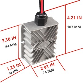 48V 60V 72V to 24V DC Step Down Converter 10A 240W (Input 30V-120V) Buck Voltage Reducer for Golf Cart Scooters Bicycles