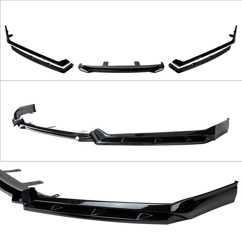 Rolling Gears Gloss Black Front Lip Spoiler Compatible with 2021–2022