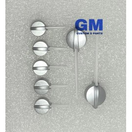 Tanin Electronix 7 White SILVER Speedometer Gauge Cluster Needles 2003-2006 GMC Silverado Sierra