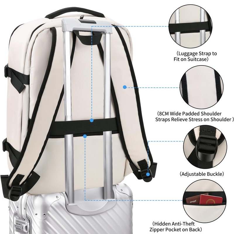 Della Gao Laptop Backpack Travel Backpack Anti-Theft Backpack Men and