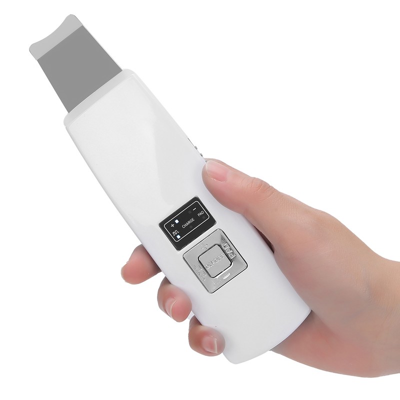 Rechargeable Ultrasonic Skin Scrubber Blackhead Removal Face Pore Cleaner Instrument