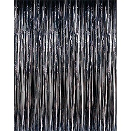 Mr. Gadget Solution® 1-pk Shimmer Foil Door Curtains for party Decorations.