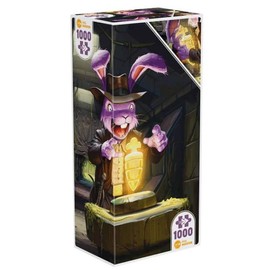 Iello | Puzzle Twist: Bunny Kingdom Explorer - (1,000 Pieces) | Jigsaw Puzzle | Ages 14+ | 1+ Players