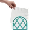 Blue Donuts Cast Iron Classic Napkin Holder - Turquoise