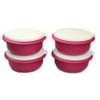 Tupperware Mixing Bowl Pro 1.0 L Dark Pink (4) Yeast