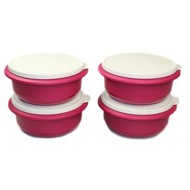 Tupperware Mixing Bowl Pro 1.0 L Dark Pink (4) Yeast Dough Bowl 38795