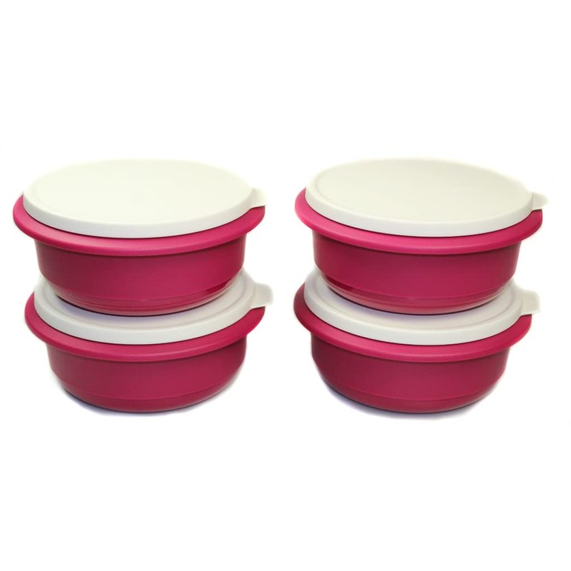 Tupperware Mixing Bowl Pro 1.0 L Dark Pink (4) Yeast