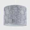 MiniSun MiniSun | Small Modern Grey Felt Weave Design Drum