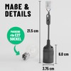 greate. greate 6x Baufassung E27 schwarz mit Schnellverbinder - Lampenfassung