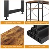 Grandder L Shaped Computer Desk with Reversible Shelves, 40 Inch