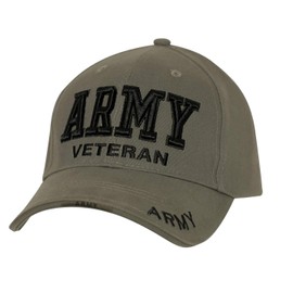 Rothco Deluxe Low Profile Army Veteran Cap, Olive Drab