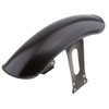 Karun for Honda CG125 Stainless Steel Front Fender/Mudguard/Mudguard (Black)