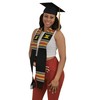 CLERKMANS Ready to Customize Graduation Kente Stole, Handwoven Kente Sash
