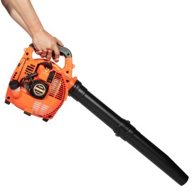 Hand Held Leaf Blower 2-Stroke Engine Blower, 4.59ft³/h Gas Powered Gas Blower, 25.4CC Cordless Leaf Blower for Lawn Care Yard Snow Blowing Dust Debris