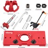 35mm Hinge Hole Jig Drill Guide Set, Woodworking Puncher Hinge