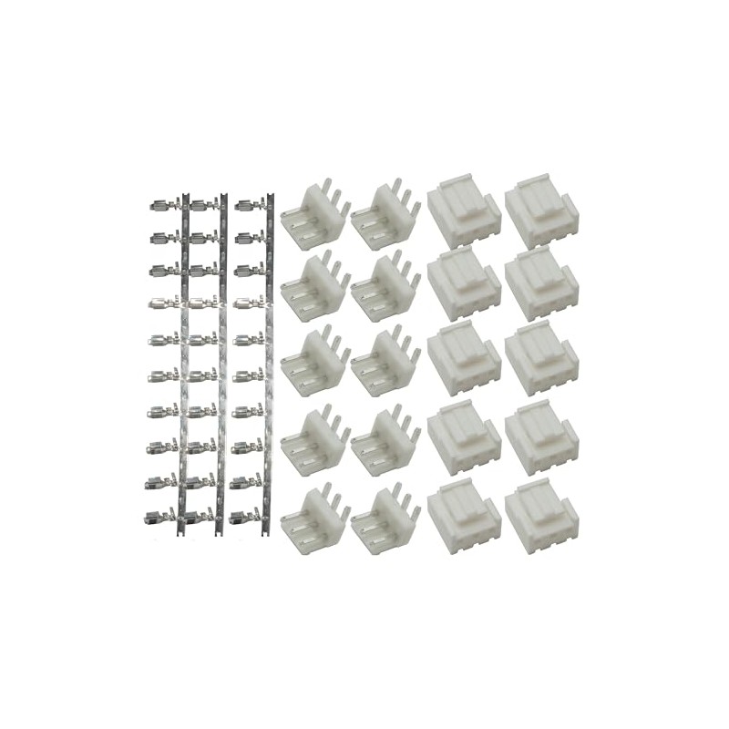 VH Connector, Side Type, 3 Pins, Set of 10, Post