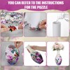 3D Puzzle Vase Puzzle Flower Vase Crafted from 160 Curved